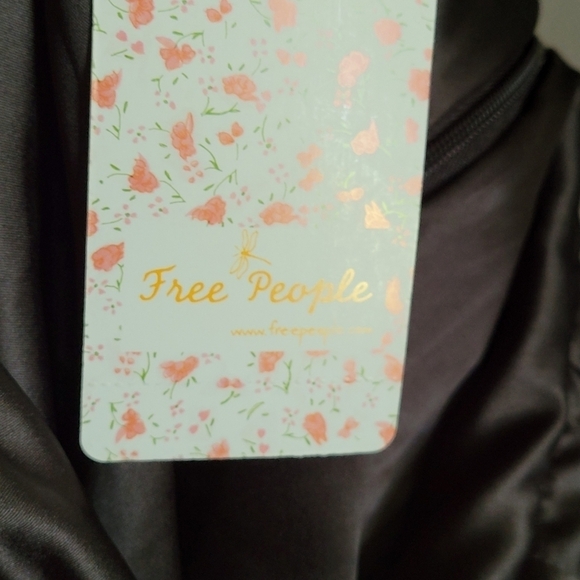 FREE PEOPLE Twist and Shout Black Mini Dress - Picture 11 of 13